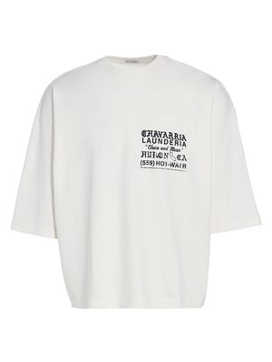 Men's Buffalo Earth Day Pocket T-Shirt - Bright White - Size XL - Bright White - Size XL