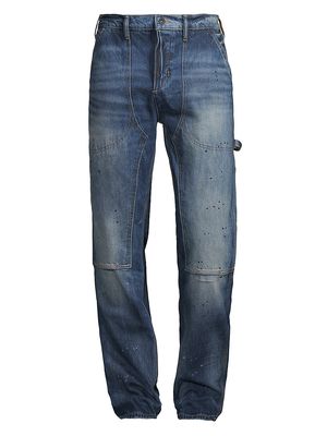 Men's Build Splatter Carpenter Jeans - Vintage Indigo - Size 28