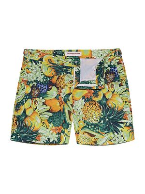 Men's Bulldog Club Fruit Shorts - Amber Mimosa - Size 36 - Amber Mimosa - Size 36