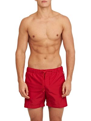 Men's Bulldog Drawstring Shorts - Vermillon - Size 30 - Vermillon - Size 30