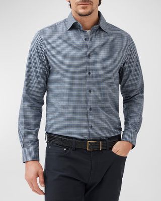 Men's Burrows Slim Fit Casual Button-Down Shirt