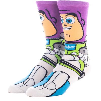 Men's Buzz Lightyear Toy Story Crew Socks