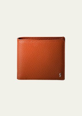 Men's Cachemire Leather Bifold Wallet