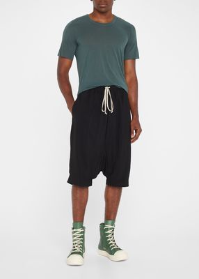 Men's Cady Ricks Drop-Crotch Shorts
