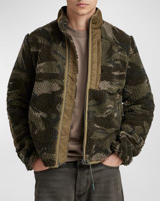 Men's Camo Fleece Jacket