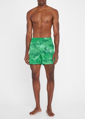 Men's Camo Nylon Swim Shorts