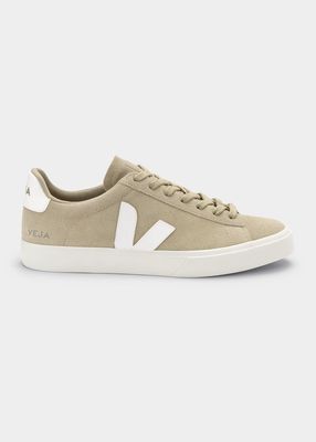 Men's Campo Leather Low-Top Sneakers