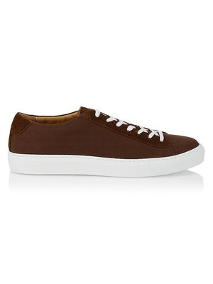 Men's Canvas Low-Top Sneakers - Java - Size 7 - Java - Size 7