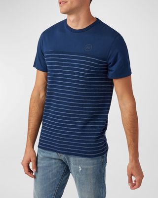 Men's Capri Stripe Crewneck T-Shirt