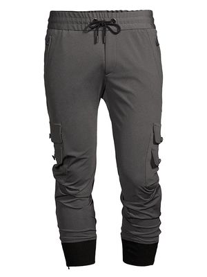 Men's Cargo Jogger Pants - Dark Grey - Size 36 - Dark Grey - Size 36