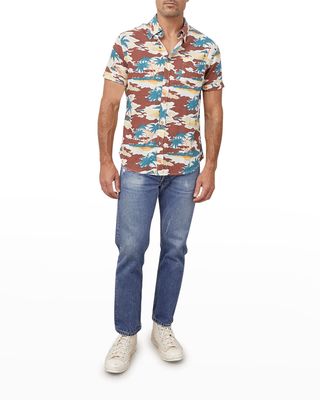 Men's Carson Camo Palms Sport Shirt