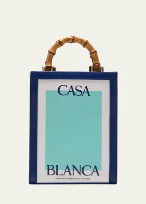Men's Casa Canvas and Leather Tote Bag
