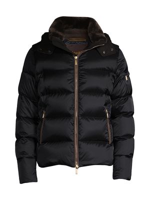 Men's Casciano Fur Jacket - Nero - Size 46