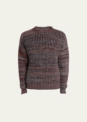 Men's Cashmere-Mohair Glyde Crewneck Sweater