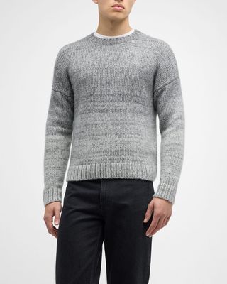 Men's Cashmere-Silk Gino Knit Crewneck Sweater