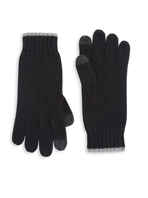 Men's Cashmere Tech Gloves - Moonless - Moonless