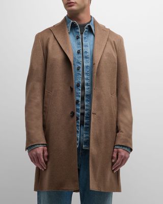 Men's Cashmere Topcoat