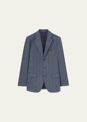 Men's Cashmere Torino Single-Breasted Sport Coat