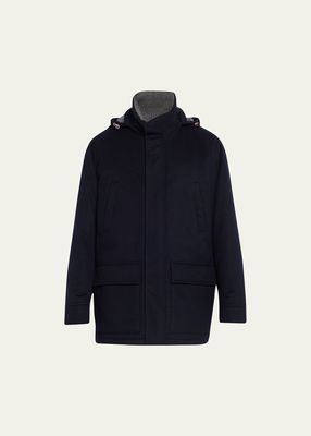 Men's Cashmere Treated Thermal Fill Coat
