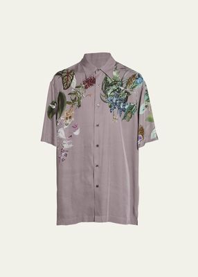 Men's Cassidye Botanical-Print Sport Shirt