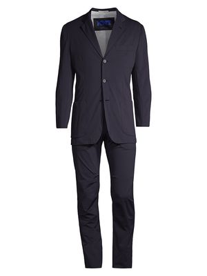 Men's Casual Tailored Two-Piece Suit - Navy - Size 40 - Navy - Size 40