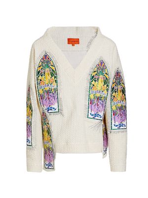 Men's Cathedral Collegiate Sweater - Cream - Size XL