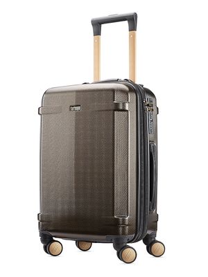 Men's Century Deluxe Carry-On Expandable Spinner Suitcase - Bronze
