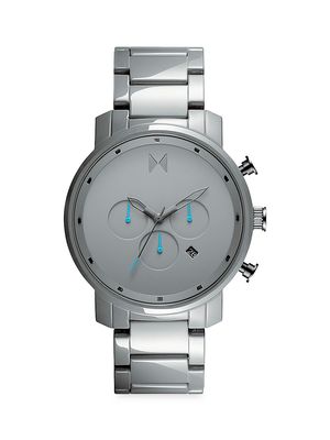 Men's Ceramic & Stainless Steel Chronograph Watch - Grey