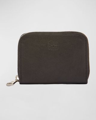 Men's Cestello Small Leather Zip-Around Wallet