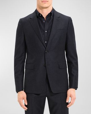 Men's Chambers Jacket in Suiting Flannel