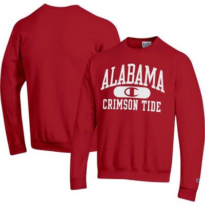 Men's Champion Crimson Alabama Crimson Tide Arch Pill Sweatshirt