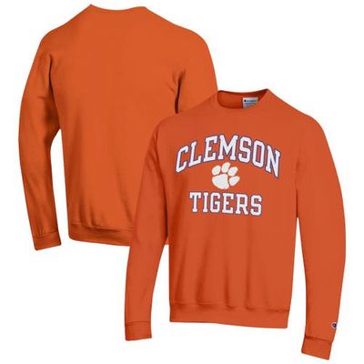 Men's Champion Orange Clemson Tigers High Motor Pullover Sweatshirt