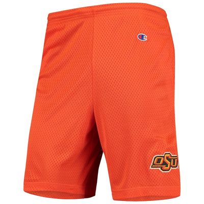 Men's Champion Orange Oklahoma State Cowboys College Mesh Shorts