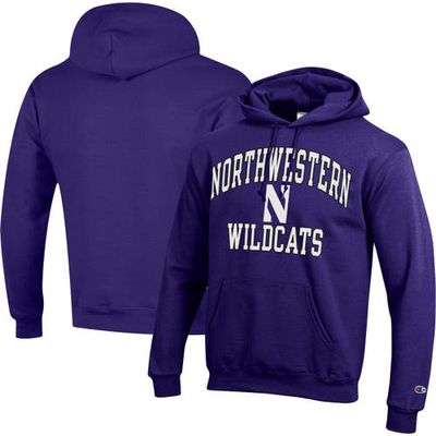 Men's Champion Purple Northwestern Wildcats High Motor Pullover Hoodie