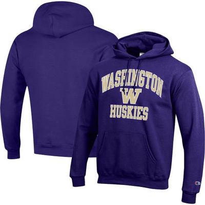 Men's Champion Purple Washington Huskies High Motor Pullover Hoodie
