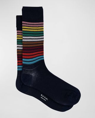 Men's Chase Stripe Crew Socks