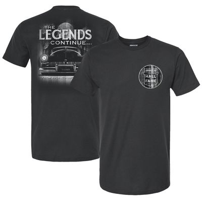 Men's Checkered Flag Black 2023 NASCAR Hall of Fame Legends Retro T-Shirt