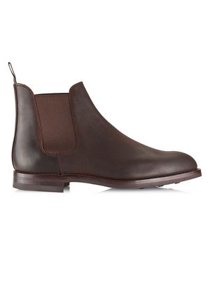 Men's Chelsea 5 Leather Boots - Dark Brown Rough Outsuede - Size 7 - Dark Brown Rough Outsuede - Size 7