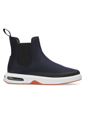 Men's Chelsea Hybrid Boots - Navy White Orange - Size 8