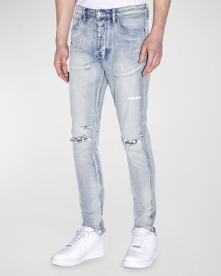 Men's Chitch Punk Blue Shred Jeans