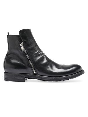 Men's Chronicle Leather Boots - Nero - Size 7