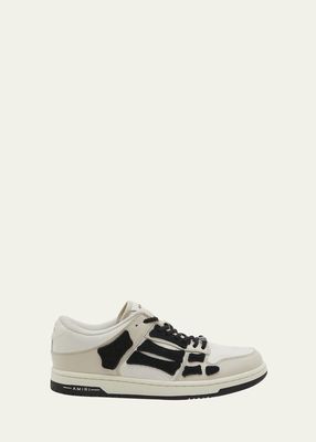Men's Chunky Skeleton Low-Top Sneakers