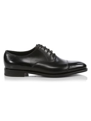 Men's City II Leather Oxford Loafers - Black - Size 12 - Black - Size 12