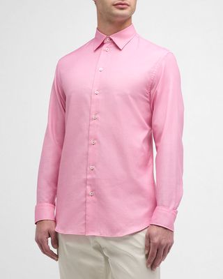Men's Classic Fit Cotton-Blend Sport Shirt