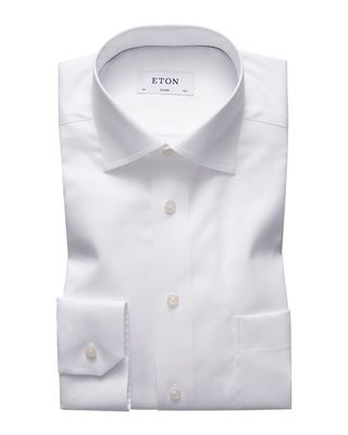 Men's Classic-Fit Twill Dress Shirt