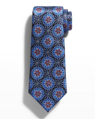 Men's Classic Silk Print Tie
