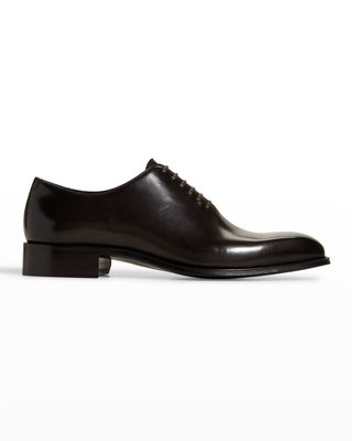 Men's Claydon Burnished Leather Oxfords