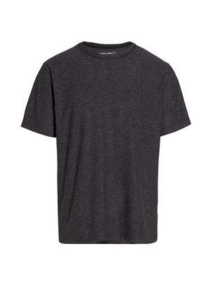 Men's CloudKnit Heavy Weight Crewneck T-Shirt - Charcoal - Size Small - Charcoal - Size Small