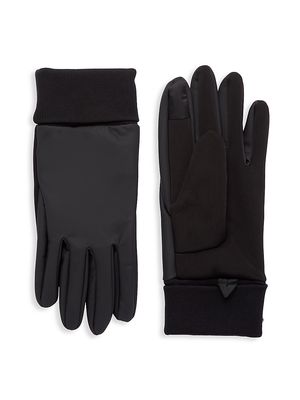 Men's Coated Touchscreen Gloves - Black - Size Medium