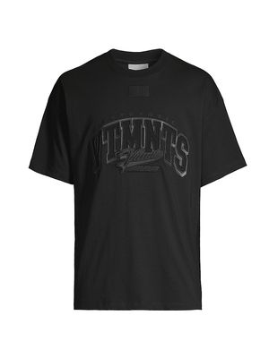 Men's College T-Shirt - Black - Size XS